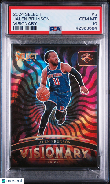 2024 Panini Select Visionary Jalen Brunson #5 PSA 10