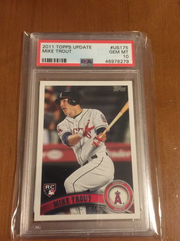 Mike Trout 2011 Topps Update RC 