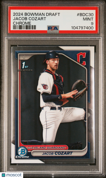2024 Bowman Draft Jacob Cozart #BDC30 Chrome PSA 9