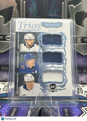 2023-24 Upper Deck The Cup Relic Triple Memorabilia Insert Jersey