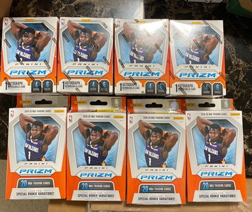 2019 prizm basketball nba lot 8 box 4 blaster 4 hanger 