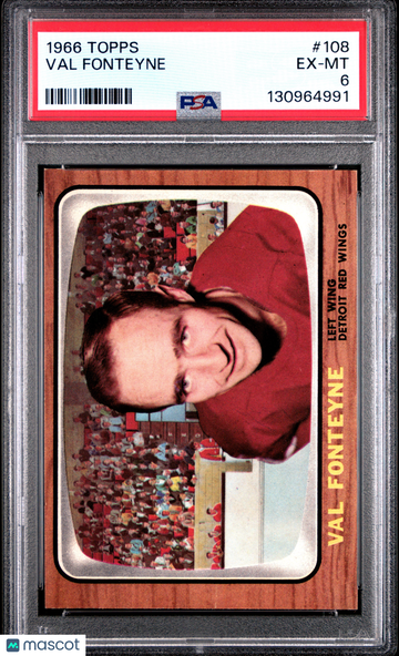 1966 Topps Val Fonteyne #108 PSA 6