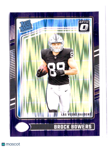 2024 Panini Donruss Optic Football Brock Bowers #215 Prizm