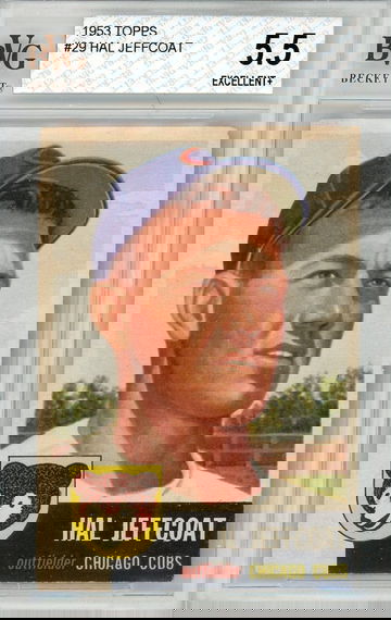 1953 Topps Hal Jeffcoat #29 BVG Beckett 5.5 P1225