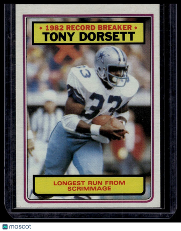 1983 Topps Tony Dorsett #2