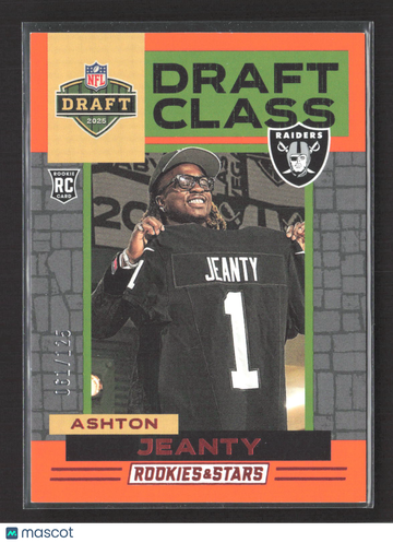 2025 Panini Rookies & Stars Draft Class Ashton Jeanty #8 061/125