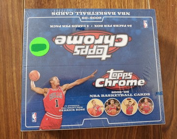 2008 Topps Chrome Basketball Box