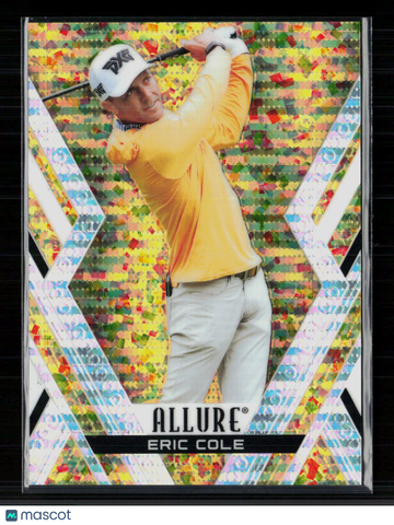 2026 Upper Deck Allure Golf Eric Cole #34 Gold Glitter Bomb