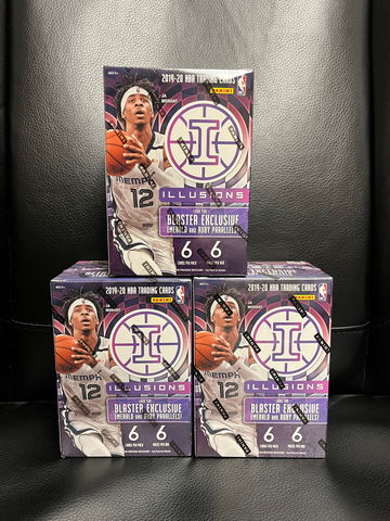 2019-20 Illusions Blaster Box Lot - 3 Boxes