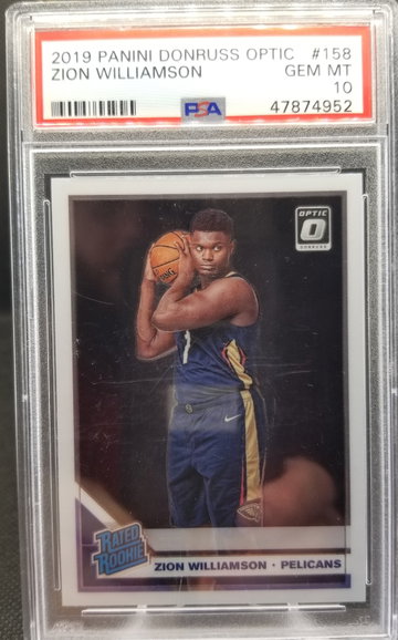 Zion Williamson Optic PSA 10