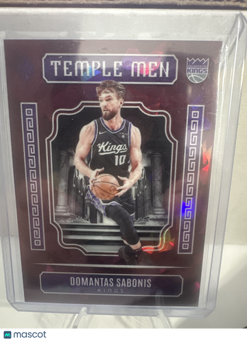 2023-24 Panini Phoenix Temple Men Domantas Sabonis Maroon Ice 219/275