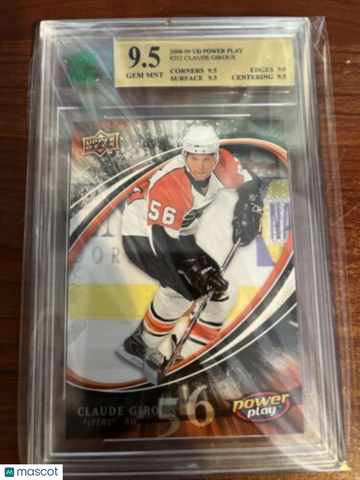 2008-09 Upper Deck Power Play Claude Giroux Rookie MNT 9.5