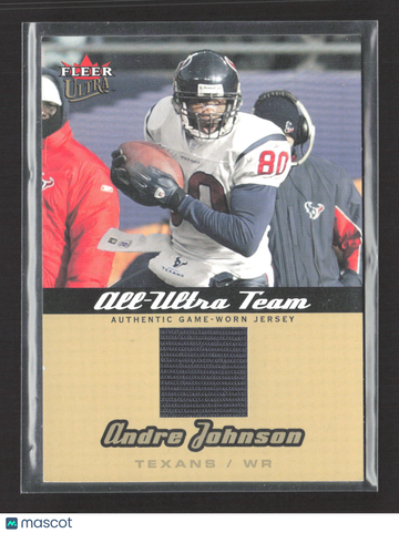2005 Fleer Ultra All-Ultra Team Andre Johnson #AU-AJ / Authentic Game-Worn Jersey