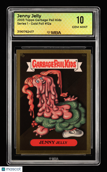 2003 Garbage Pail Kids Series 1 Jenny Jelly 10 MBA 10 #12a