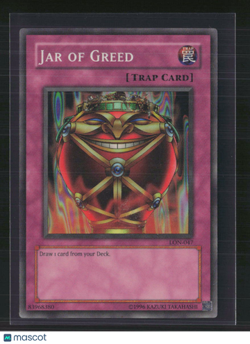 2003 Labyrinth of Nightmare Jar of Greed Super Rare