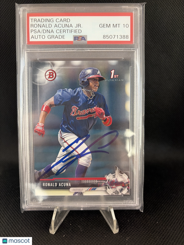2018 Ronald Acuna JR. PSA 10 Auto 10