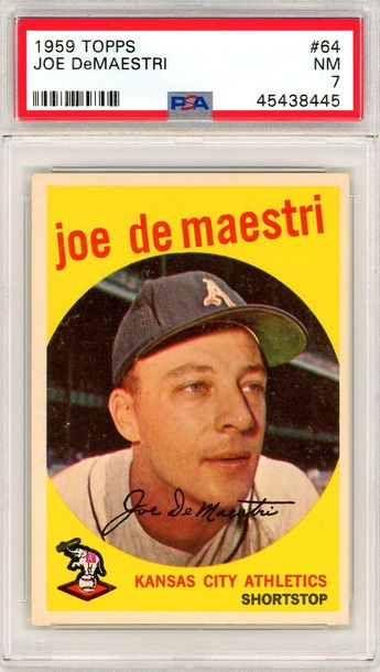 1959 Topps Joe DeMaestri #64 PSA 7 P1273
