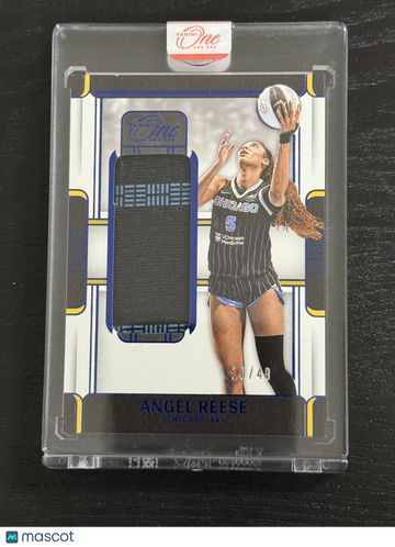 2025 Panini One and One Basketball Angel Reese #MB-AR /49 Memorabilia
