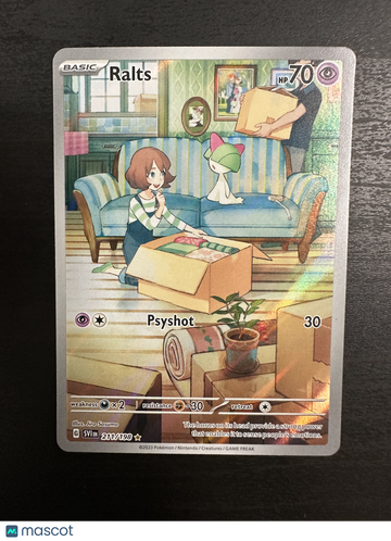2023 Scarlet & Violet Ralts Holo Secret Rare #211/198