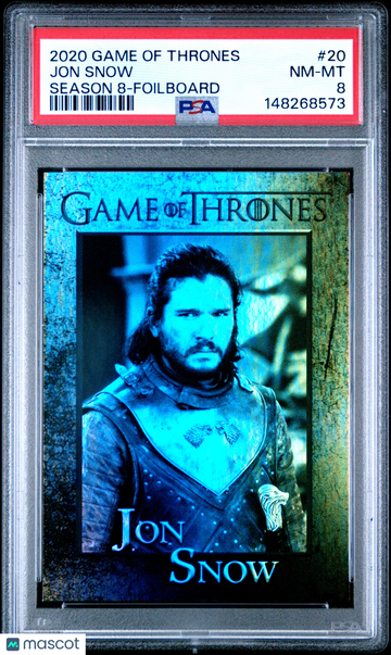 2020 Game Of Thrones Season 8 Jon Snow #20 PSA 8