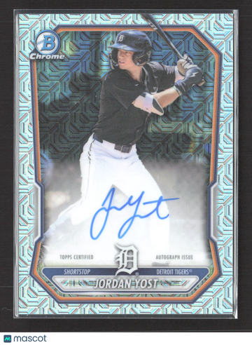 2025 Topps Bowman Chrome Mosaic Jordan Yost #BMA-JY