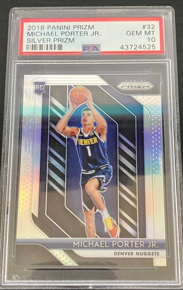 Michael Porter Jr 2018-19 Prizm Silver RC PSA 10