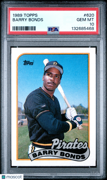 Barry Bonds 1989 Topps PSA 10