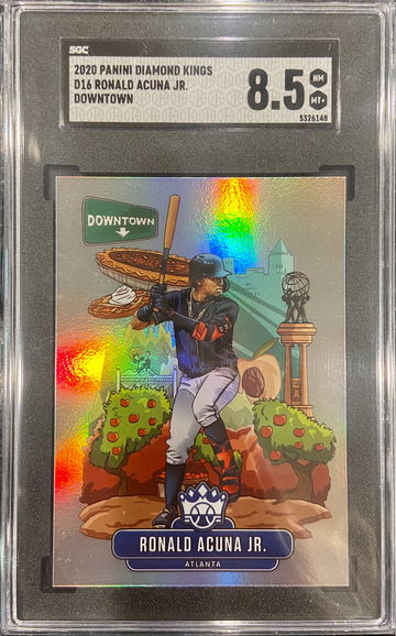 2020 Panini Diamond Kings #D16 Ronald Acuna Jr Downtown SGC 8.5 NM-MT+ SSP