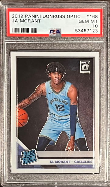 2019 Panini Donruss Optic Ja Morant RC #168 PSA 10