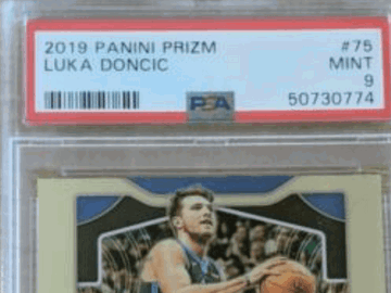 2019 Panini Prizm Luka Doncic #75 Parallel PSA 9