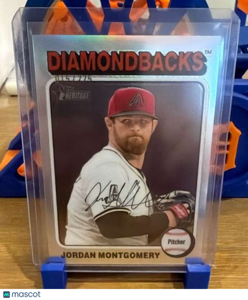 2024 Topps Heritage - Chrome Silver Refractor Jordan Montgomery #574