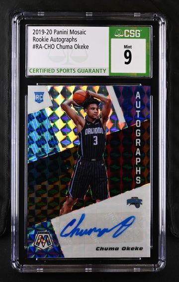 2019 MOSAIC ROOKIE AUTO CHUMA OKEKE 