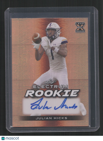 2024 Electrum JULIAN HICKS #RA-JH1 AUTO /59 RCROOKIE AU,/59,SN,RC