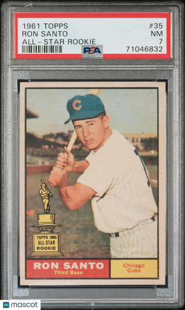 1961 Topps Ron Santo #35 All Star Rookie PSA 7