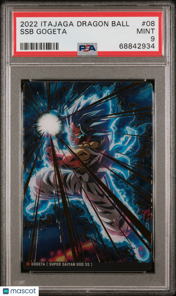 2022 Itajaga Dragon Ball SSB Gogeta #08 PSA 9