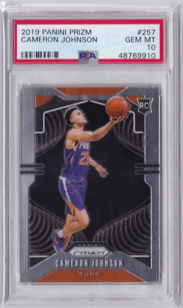 Cameron Cam Johnson 2019 Prizm PSA 10