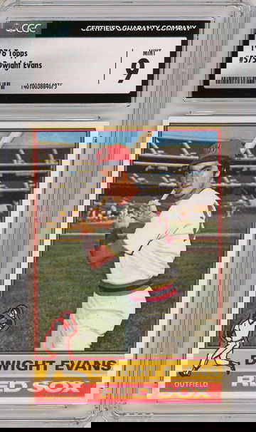 1976 Topps Dwight Evans #575 CGC 9 P1357