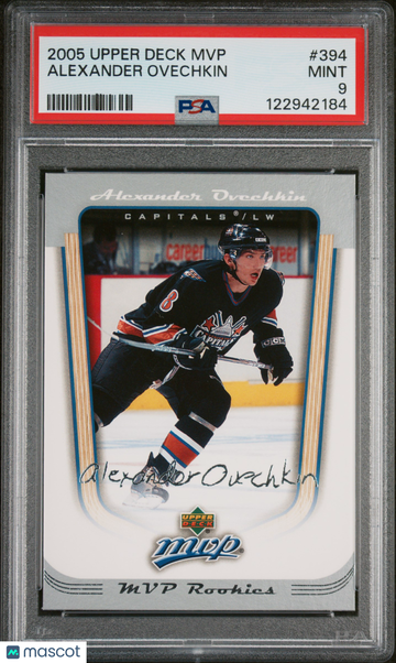 2005 Upper Deck MVP Alexander Ovechkin #394 PSA 9