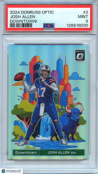 2024 Panini Donruss Optic Josh Allen #2 [Base] Insert PSA 9