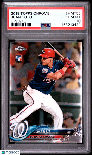 2018 Topps Chrome Update Juan Soto #HMT55 PSA 10
