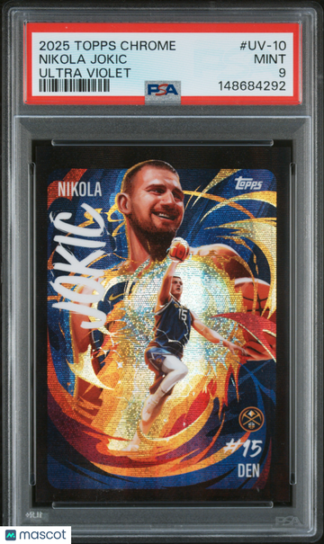 2025 Topps Chrome Ultra Violet Nikola Jokic #UV-10 PSA 9