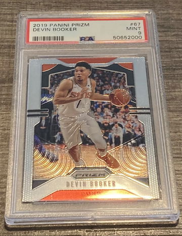 2019/20 Panini Prizm Devin Booker #67 PSA 9