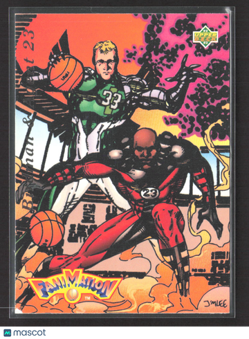 1993 Upper Deck Fanimation Michael Jordan Larry Bird #510