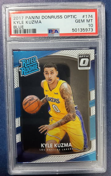 Kyle Kumar 2017 optic rookie blue psa 10