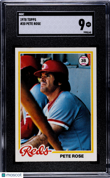 1978 Topps Pete Rose #20 SGC 9