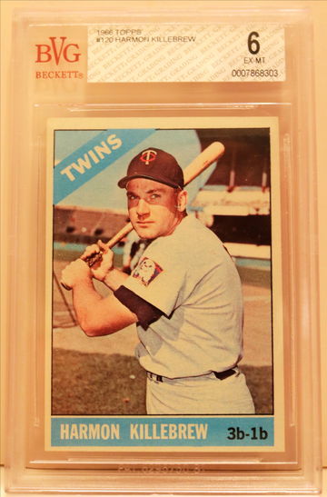 1966 Topps #120 Harmon Killebrew BVG 6 EX-MT