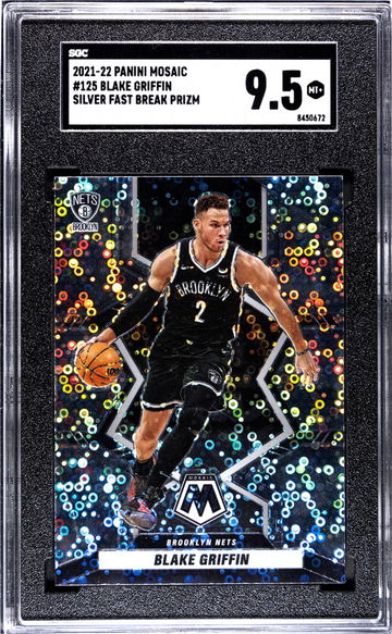 2021-22 Panini Mosaic Silver Fast Break Prizm Blake Griffin #125 SGC 9.5