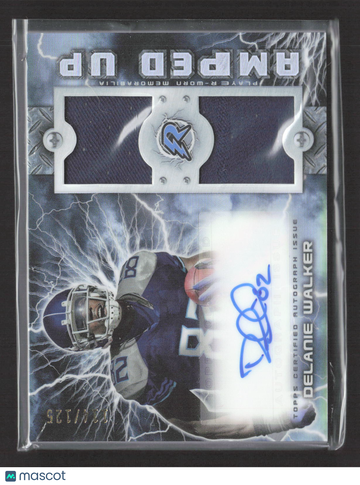 2024 Topps Composite Resurgence Amped Up Delanie Walker #RAUPR-DW Authentic Autograph Patch Memorabilia