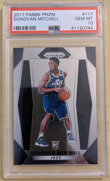 2017 Prizm Donovan mitchell psa 10