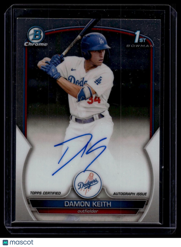 2023 Bowman Damon Keith #CPA-DK Chrome Prospect Autographs AU